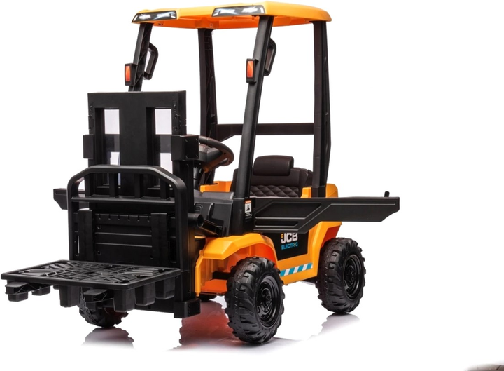 Електричний навантажувач вилковий для дітей Ramiz JCB Жовтий (5903864941357) - зображення 8