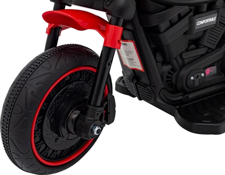 Електромотоцикл для дітей Ramiz Chopper Faster Червоний (5903864941050) - зображення 11