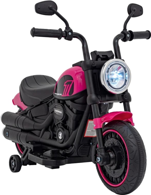Електромотоцикл для дітей Ramiz Chopper Faster Рожевий (5903864941043) - зображення 7