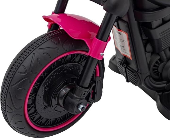 Електромотоцикл для дітей Ramiz Chopper Faster Рожевий (5903864941043) - зображення 10