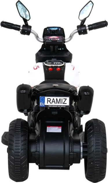 Електромотоцикл для дітей Ramiz Fast Tourist Білий (5903864913392) - зображення 6