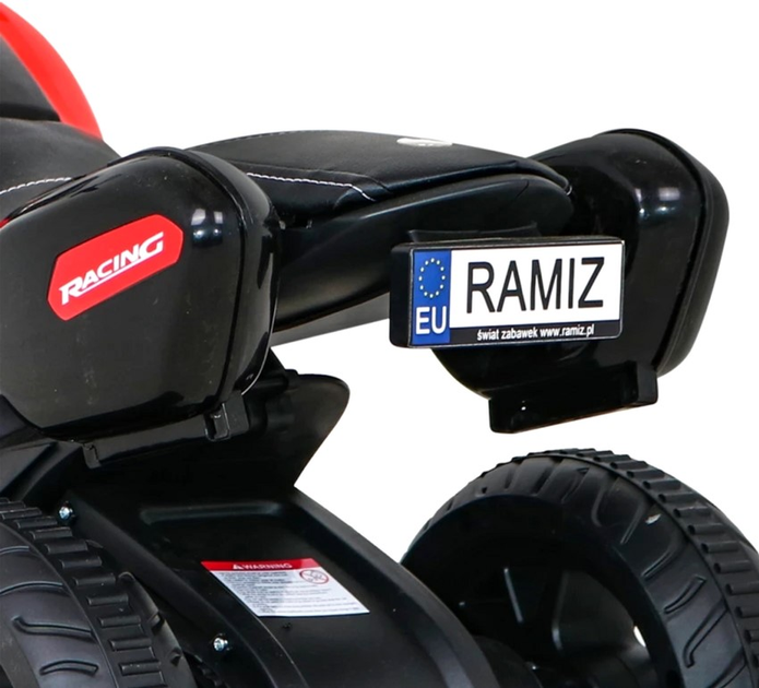 Електромотоцикл для дітей Ramiz Fast Tourist Червоний (5903864913408) - зображення 10