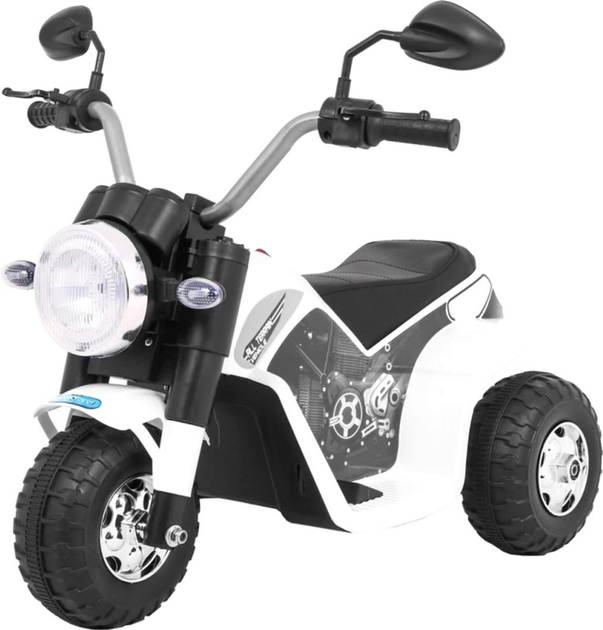 Електромотоцикл Ramiz MiniBike Білий (5903864905960) - зображення 1