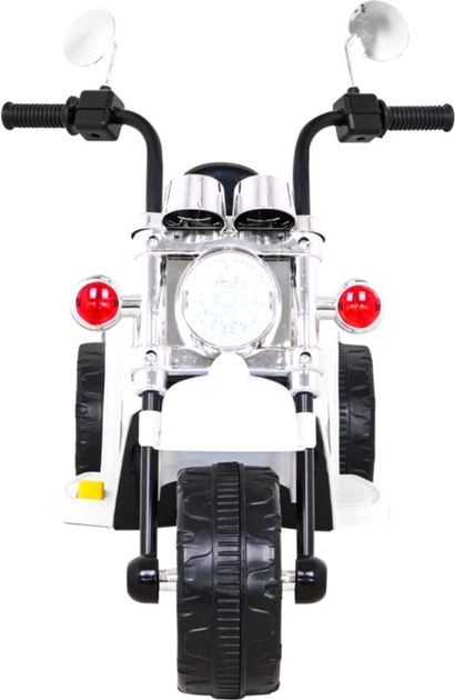 Електромотоцикл для дітей Ramiz Hot Chopper Білий (5903864913620) - зображення 3