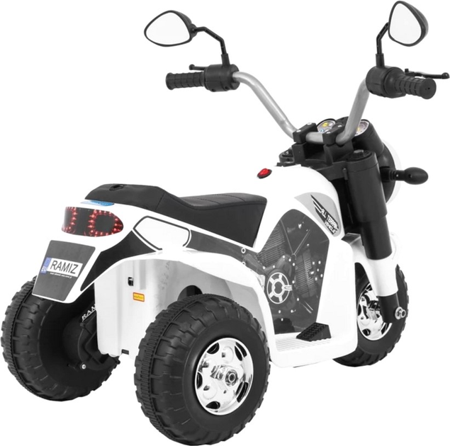 Motocykl elektryczny dla dzieci Ramiz MiniBike Biały (5903864905960) - obraz 8