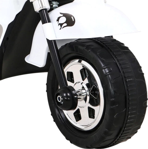 Електромотоцикл для дітей Ramiz Hot Chopper Білий (5903864913620) - зображення 12