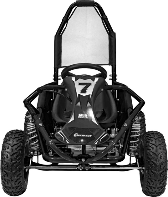 Електрокарт для дітей Ramiz Mud Monster Чорний (5903864941425) - зображення 4