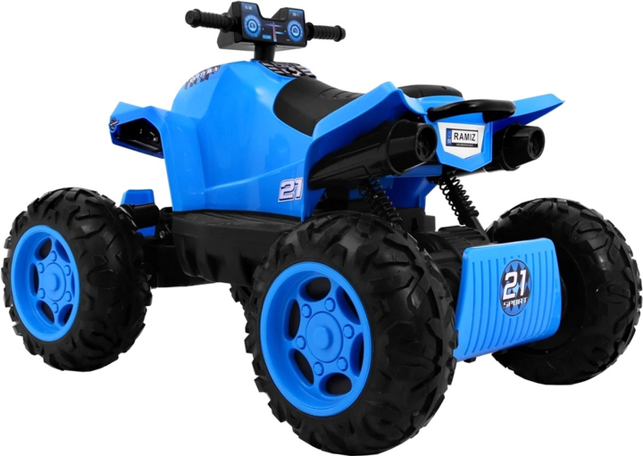 Quad elektryczny dla dzieci Ramiz Sport Run 4 x 4 Niebieski (5903864907278) - obraz 3