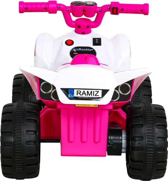 Квадроцикл електричний для дітей Ramiz The Fastest Рожевий (5903864952070) - зображення 6