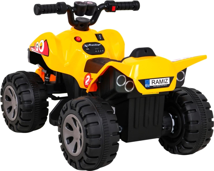 Quad elektryczny dla dzieci Ramiz The Fastest Żółty (5903864952087) - obraz 5