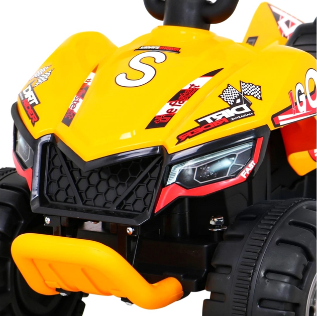 Quad elektryczny dla dzieci Ramiz The Fastest Żółty (5903864952087) - obraz 11