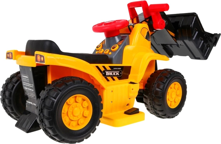Buldożer elektryczny dla dzieci Ramiz Rider Żółty (5903864906554) - obraz 6