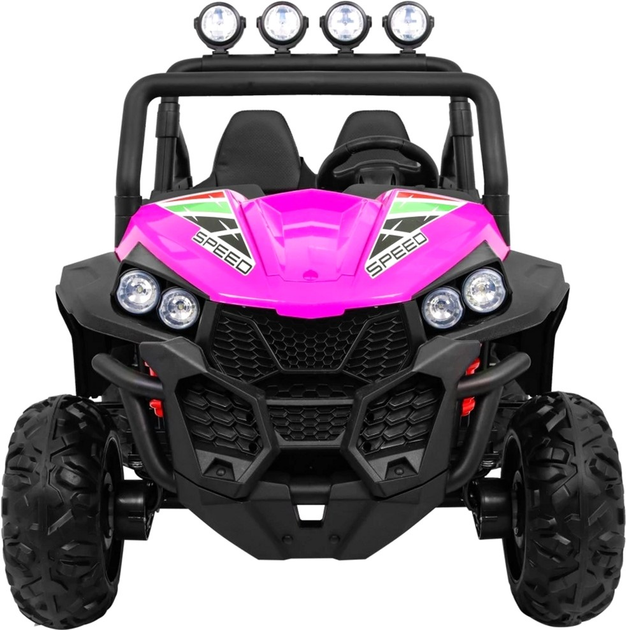 Електромобіль для дітей позашляховий Ramiz Grand Buggy Lift 4 x 4 Рожевий (5903864907230) - зображення 3