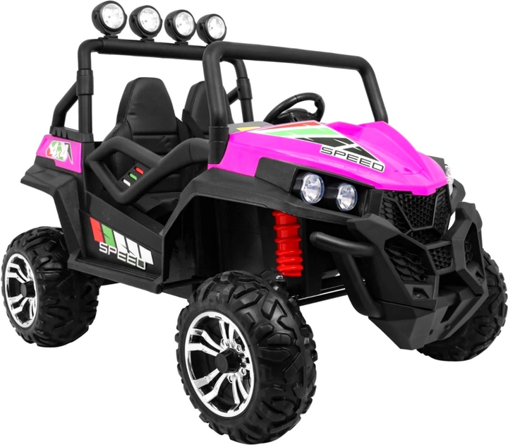 Електромобіль для дітей позашляховий Ramiz Grand Buggy Lift 4 x 4 Рожевий (5903864907230) - зображення 10