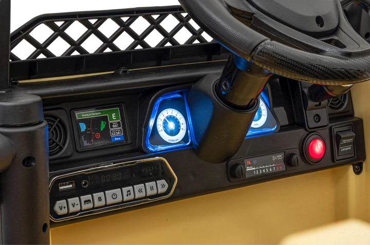 Електромобіль для дітей позашляховий Ramiz Toyota FJ Cruiser 4 x 4 Бежевий (5903864956283) - зображення 10