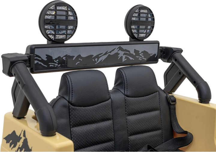 Електромобіль для дітей позашляховий Ramiz Toyota FJ Cruiser 4 x 4 Бежевий (5903864956283) - зображення 16