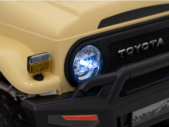 Електромобіль для дітей позашляховий Ramiz Toyota FJ Cruiser 4 x 4 Бежевий (5903864956283) - зображення 18
