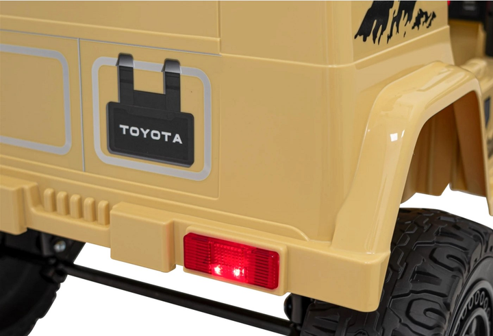 Електромобіль для дітей позашляховий Ramiz Toyota FJ Cruiser 4 x 4 Бежевий (5903864956283) - зображення 20