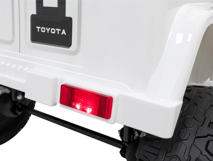 Електромобіль для дітей позашляховий Ramiz Toyota FJ Cruiser 4 x 4 Білий (5903864956290) - зображення 18