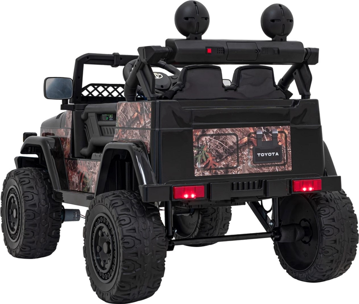 Електромобіль для дітей позашляховий Ramiz Toyota FJ Cruiser 4 x 4 Чорне листя (5903864956276) - зображення 6
