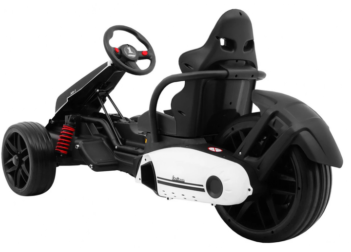 Електрокарт для дітей Ramiz Bolid XR-1 Білий (5903864904727) - зображення 5