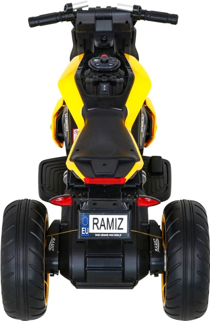 Електромотоцикл для дітей Ramiz Motor Future Жовтий (5903864913644) - зображення 6