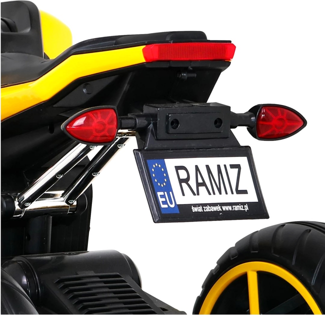 Електромотоцикл для дітей Ramiz Motor Future Жовтий (5903864913644) - зображення 11