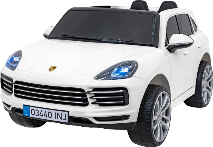 Електромобіль Ramiz Porsche Cayenne S Білий (5903864941012) - зображення 1