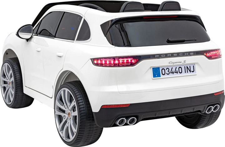 Електромобіль для дітей Ramiz Porsche Cayenne S Білий (5903864941012) - зображення 6