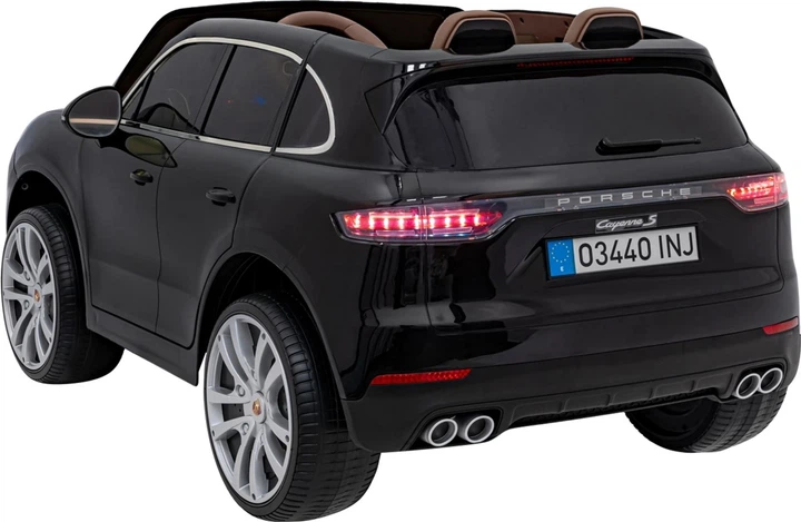 Електромобіль для дітей Porsche Cayenne S Чорний (5903864941005) - зображення 6