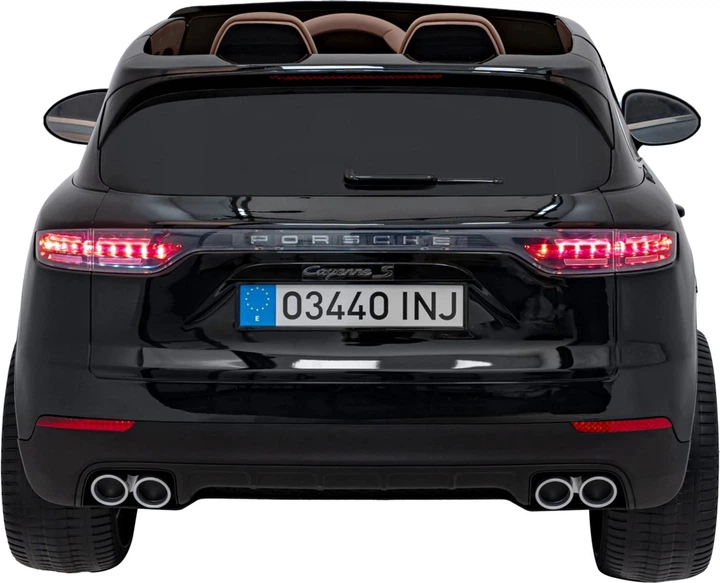 Електромобіль для дітей Porsche Cayenne S Чорний (5903864941005) - зображення 7