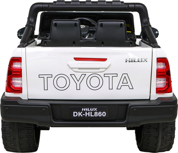 Електромобіль для дітей Ramiz Toyota Hilux Білий (5903864955408) - зображення 5