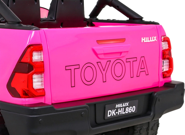 Електромобіль для дітей Ramiz Toyota Hilux Рожевий (5903864955422) - зображення 15