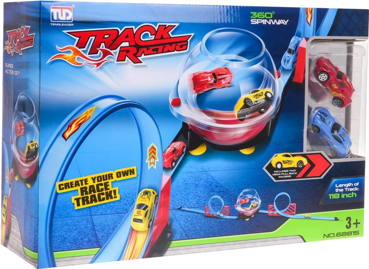 Tor samochodowy Tengleader Two-Lane Tengleader Car Track with Ball (5903864959208) - obraz 8
