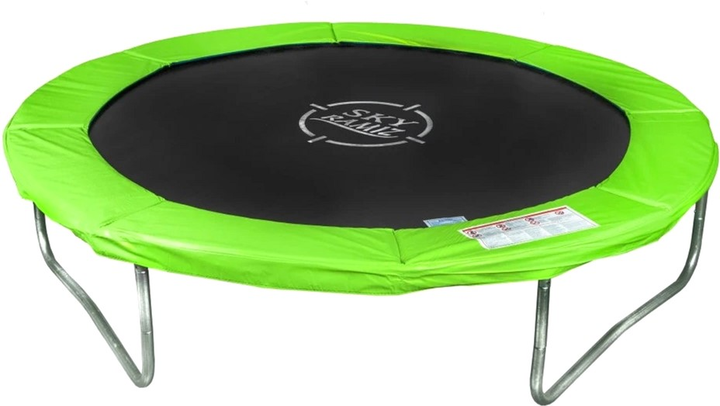 Trampolina ogrodowa Sky 244 cm 8FT z akcesoriami Zielona (5903864910100) - obraz 5