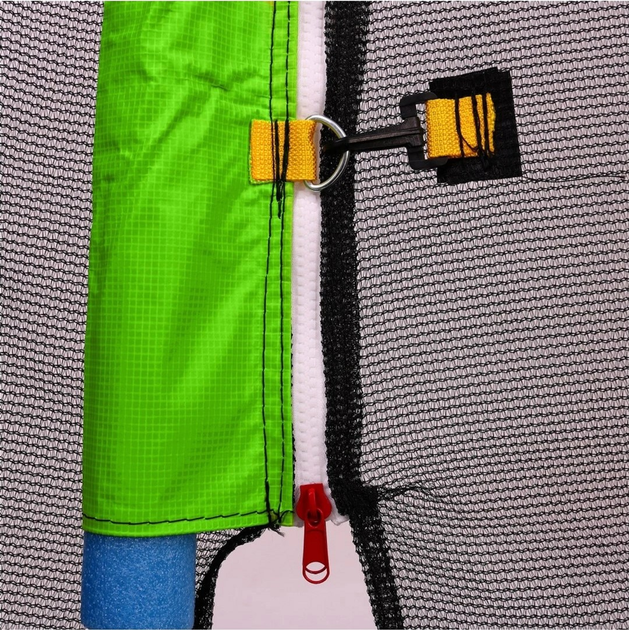 Trampolina ogrodowa Sky 244 cm 8FT z akcesoriami Zielona (5903864910100) - obraz 11