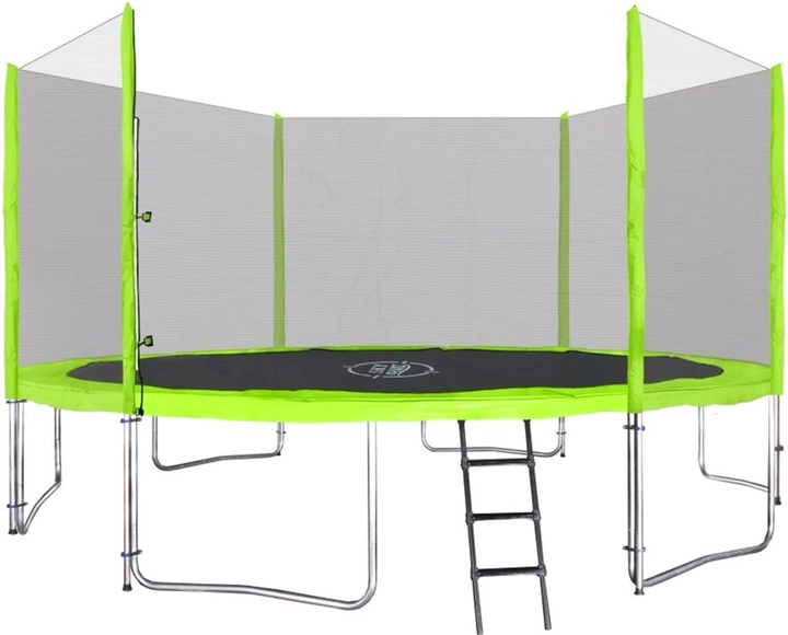 Trampolina ogrodowa Sky 427 cm 14FT z akcesoriami Zielona (5903864910063) - obraz 3