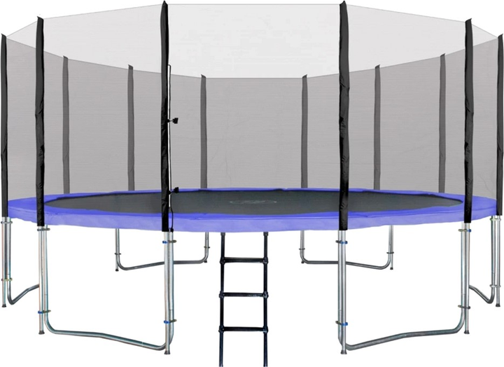 Trampolina ogrodowa SkyRamiz 487 cm 16FT z akcesoriami Niebieska (5903864910070) - obraz 3