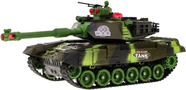 Танк на радіокеруванні Ramiz Simulation of Remonte Control Battle Tanks із фігуркою Зелений (5903864909012) - зображення 3