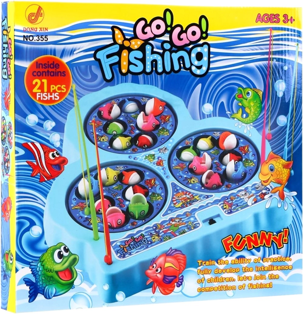 Ігровий набір Dong Xin Рибалка Синя (5903864911190) - зображення 1