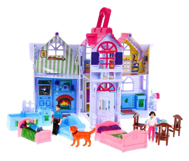 Dom do zabawy SFL My Sweet Home z 2 piętrami i akcesoriami (5903864903546) - obraz 11