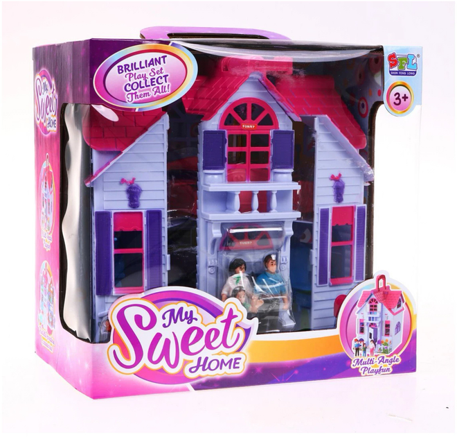 Dom do zabawy SFL My Sweet Home z 2 piętrami i akcesoriami (5903864903546) - obraz 12