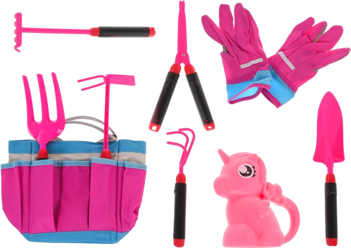 Zestaw ogrodnika RK Toys My Good Helper Różowy 9 elementow (5903864941753) - obraz 4