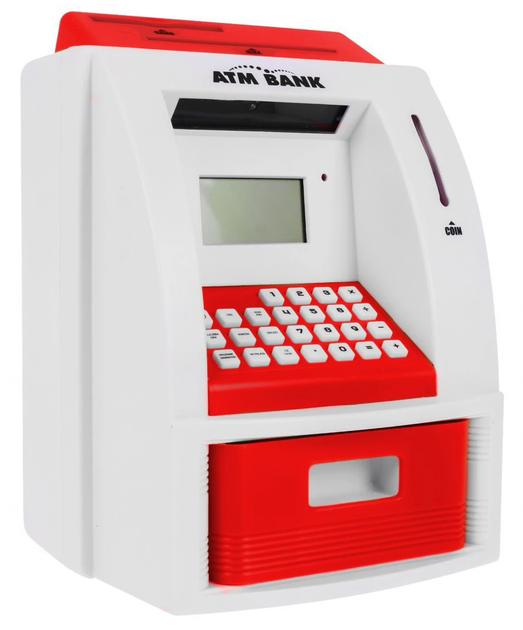 Skarbonka Ramiz Bankomat z kartą Czerwona (5903864902532) - obraz 3