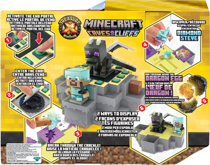 Ігровий набір Cobi Treasure X Minecraft Caves & Cliffs Ender Dragon (0630996416778) - зображення 9