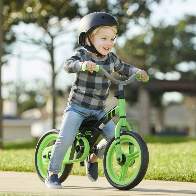 Баланс-байк Little Tikes My First Balance-to-Pedal Bike Green (0050743173936) - зображення 6