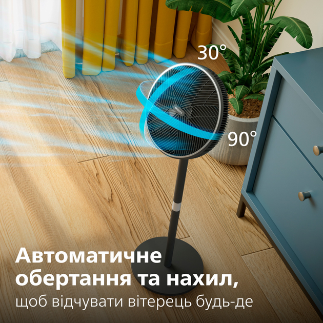 Вентилятор PHILIPS Серія 3000 CX3550/01 - зображення 4