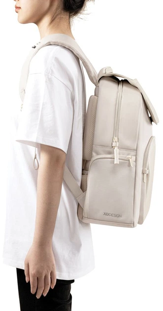 Plecak na laptopa XD Design Soft Daypack 16" P705.983 Szary (8714612148242) - Zdjęcie 18 Plecak na laptopa XD Design Soft Daypack 16" P705.983 Szary (8714612148242) - obraz 18