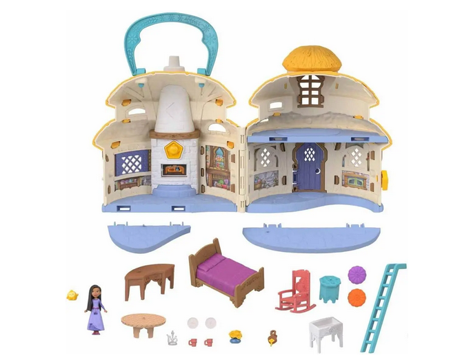 Игровой набор Mattel Домик Заветное желание Disney Wish Mini Doll & Dollhouse Playset - изображение 5