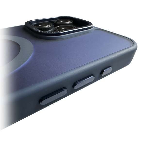 Чехол для iPhone 15 Pro Fruct OC Matte Case с Magsafe Navy - Фото 2 Чехол для iPhone 15 Pro Fruct OC Matte Case с Magsafe Navy - изображение 2